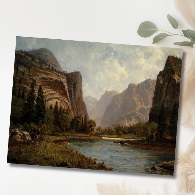 Grind i Yosemite - Albert Bierstadt Vykort (Skapare uppladdad)
