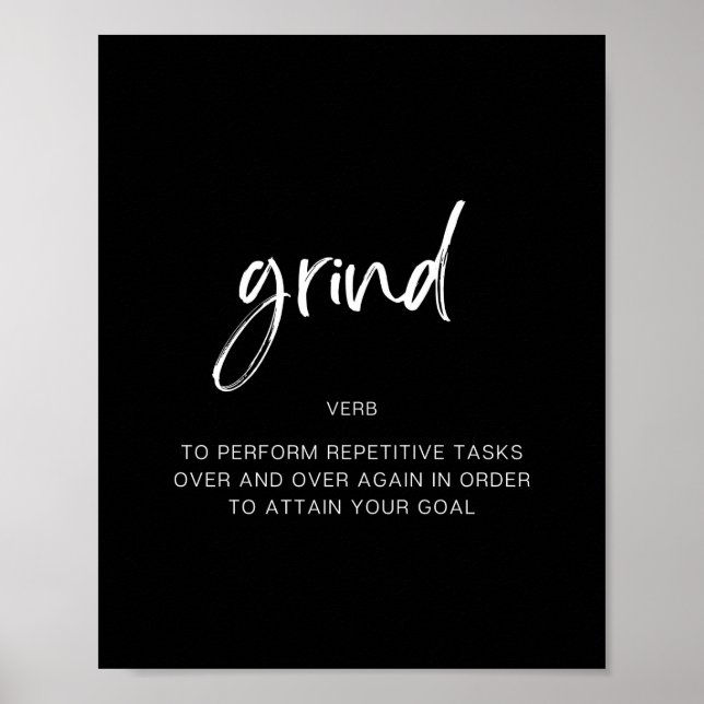 Grind Poster (Framsidan)