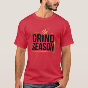 Grind Season Hustle Logotyp T-shirt