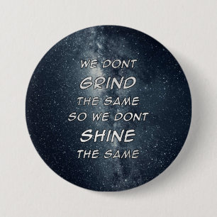 Grind & Shine Stars Motivational Inspiration Knapp