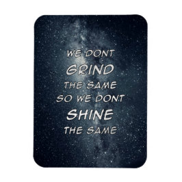 Grind & Shine Stars Motivational Inspiration Magnet