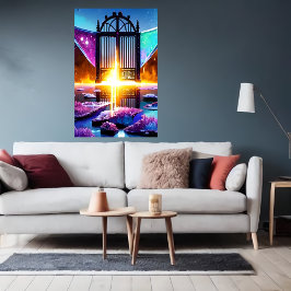 Grind till efterlivet | AI Art Poster