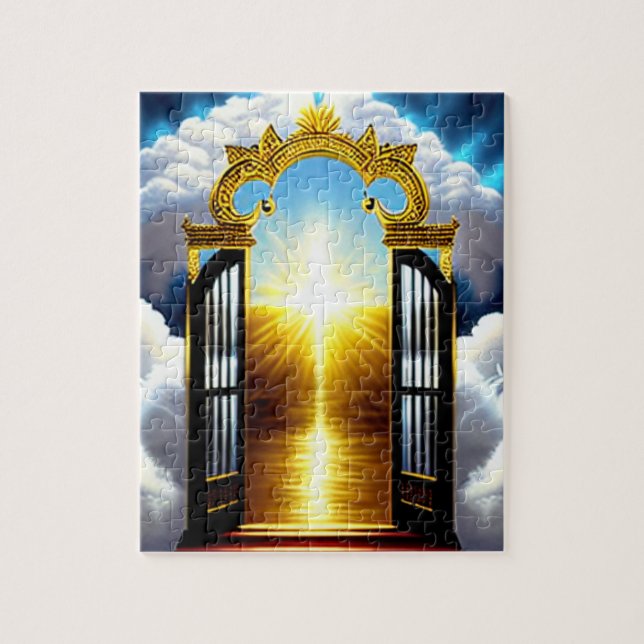 Grind to Heaven Christian Art Puzzle Pussel (Vertikal)