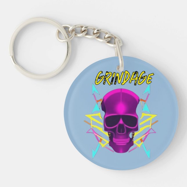 Grindage Acrylic Keychain (Framsidan)