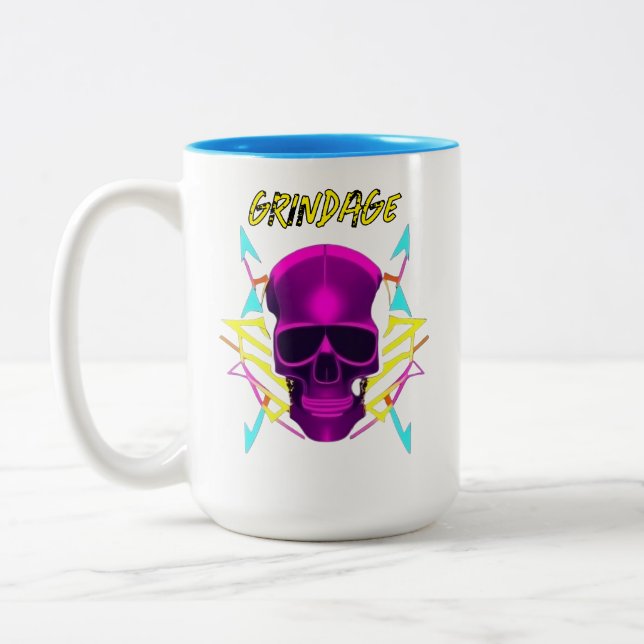 Grindage Mug Två-Tonad Mugg (Vänster)