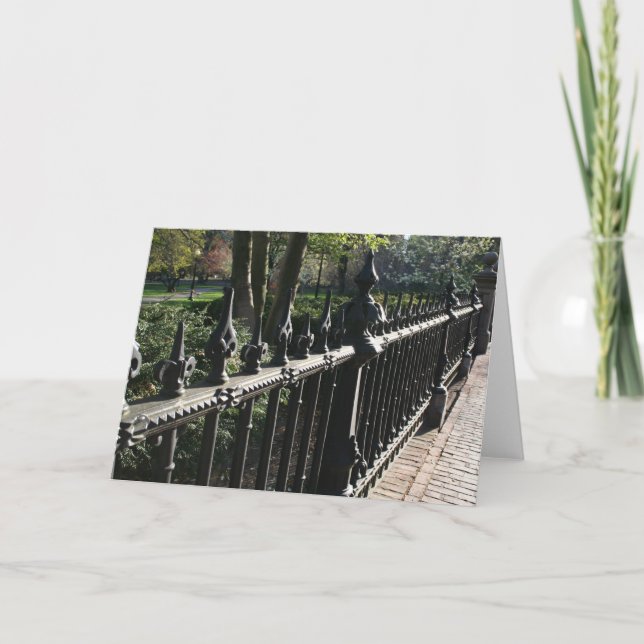 Grindar på allmänhetträdgården kort (Framsida)