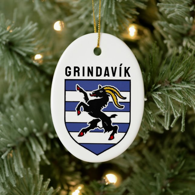 Grindavík Jackar av Arm - Island Julgransprydnad Keramik (Träd)