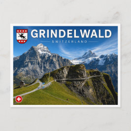 Grindelwald – First Cliff Walk, Schweiz Vykort