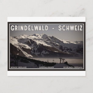 Grindelwald Fog Vykort