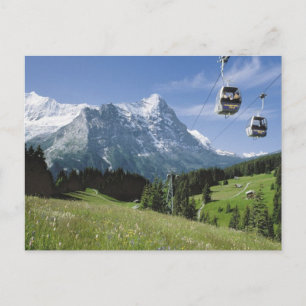 Grindelwald kabelbilar vykort