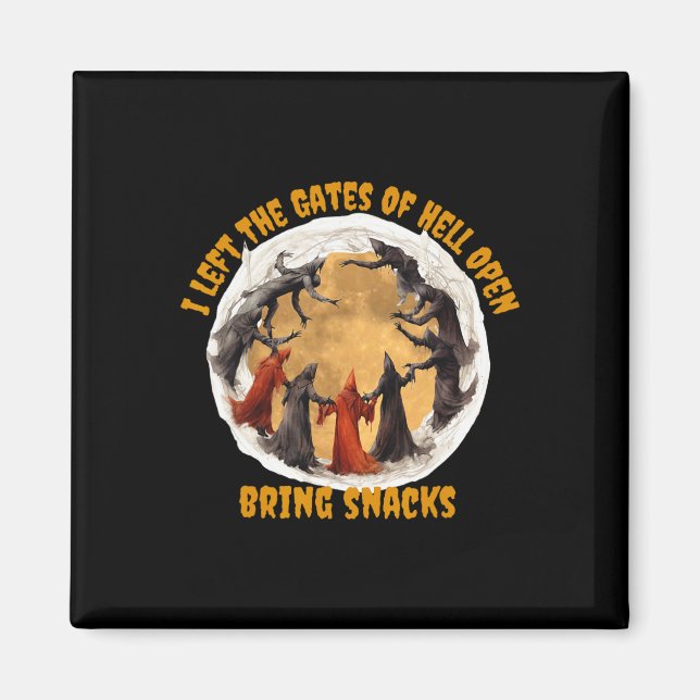 Grinden är öppen magnet (Framsidan)