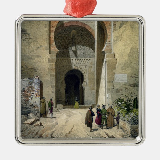 Grinden av rättvisa, hänrycker till Alhambraen, Julgransprydnad Metall (Framsidan)