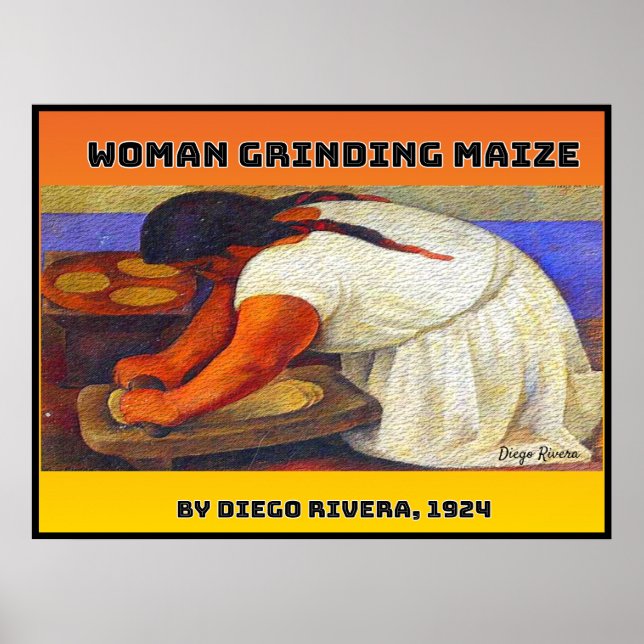 Grinding Maize Poster (Framsidan)