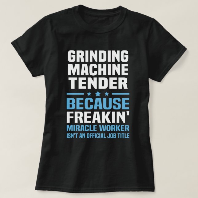 Grinding Maskin Tender T Shirt (Design framsida)