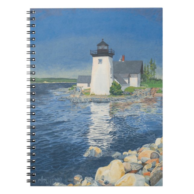 Grindle Point Lighthouse Anteckningsbok (Framsidan)