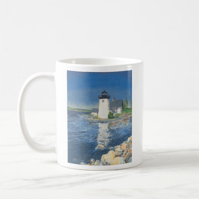 Grindle Point Lighthouse Kaffemugg (Vänster)