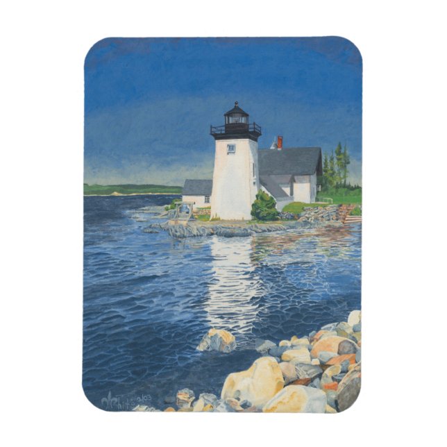 Grindle Point Lighthouse Magnet (Vertikal)