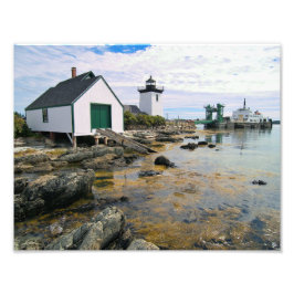 Grindle Point Lighthouse, Maine Photo Print Fototryck