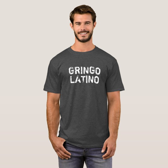 "GRINGOLATINO" manar T-tröja Tee Shirt (Hel framsida)