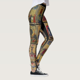 Gringonneur Tarot damasker Leggings