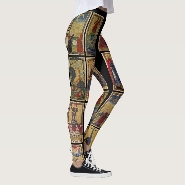 Gringonneur Tarot damasker Leggings (Höger)