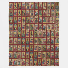 Gringonneur Tarot kast Fleecefilt