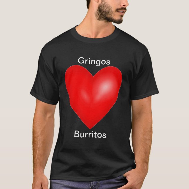 Gringos Kärlek Burritos Tee (Framsida)