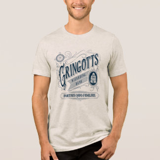 GRINGOTTS Trollkarlsbank Vintage Grafik T Shirt