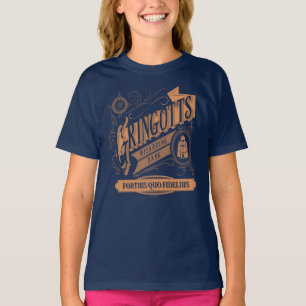 GRINGOTTS Trollkarlsbank Vintage Grafik T Shirt