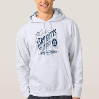 GRINGOTTS Trollkarlsbank Vintagegrafik Hoodie