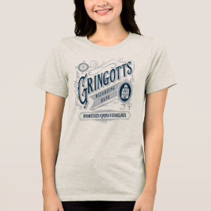 GRINGOTTS Trollkarlsbank Vintagegrafik T Shirt