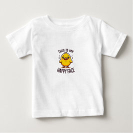 grinig anka-det här är mitt glada ansikte rolig t- t shirt