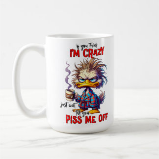 Grinig anka Sarktastisk kaffecitat Kaffemugg