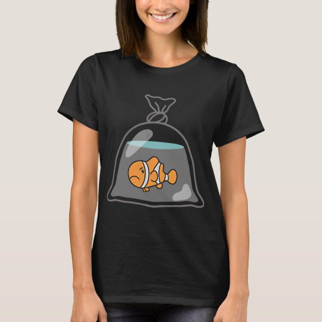 Grinig Clownfisk T Shirt (Framsida)