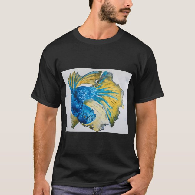 Grinig Fisk T Shirt (Framsida)