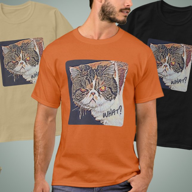 Grinig Griniga Katt Rolig T Shirt (Skapare uppladdad)