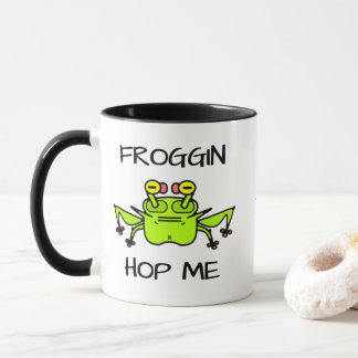 Grinig groda konstig seriefigur mugg