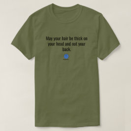 Grinig gubbe rygghår  t shirt