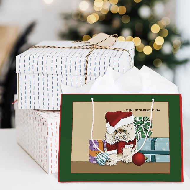 Grinig julkattsjälvklart rolig högtid (Skapare uppladdad)