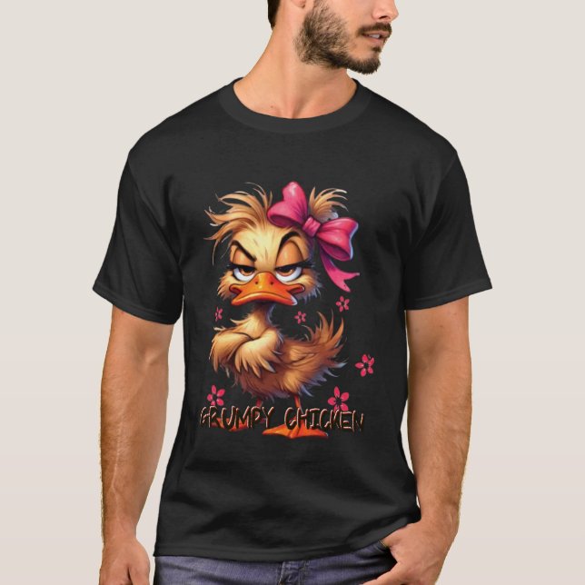 Grinig Kyckling T Shirt (Framsida)