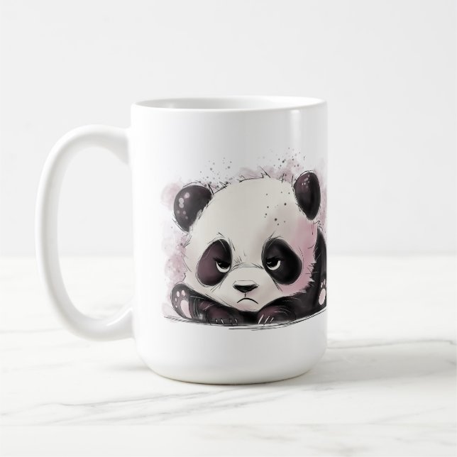 Grinig Panda Kaffemugg (Vänster)