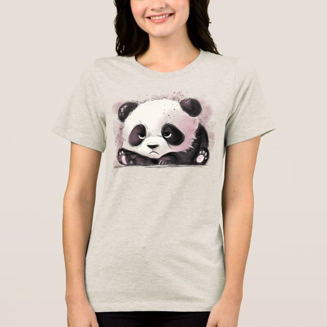 Grinig Panda T Shirt (Framsida)