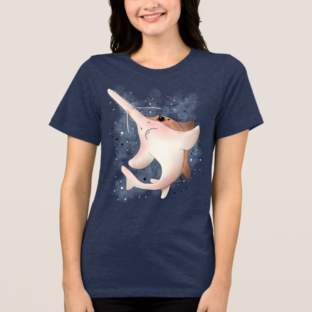 Grinig såghaj t shirt (Framsida)