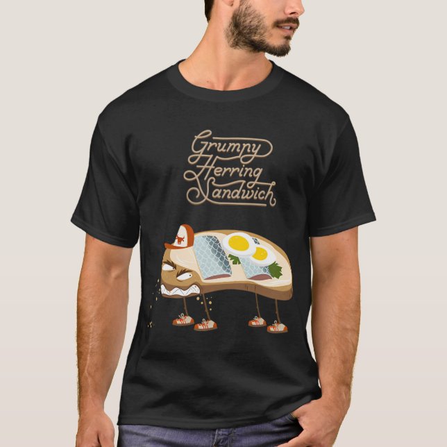 Grinig Sillmacka T Shirt (Framsida)