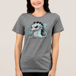 Grinig sjöhästar t shirt