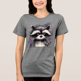 Grinig tvättbjörn t shirt
