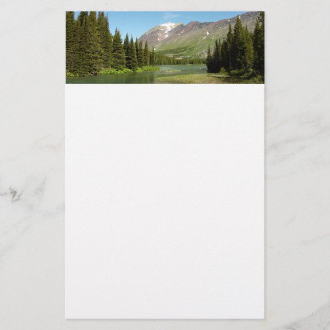 Grinnell Creek i Glacier National Park Brevpapper (Framsida)