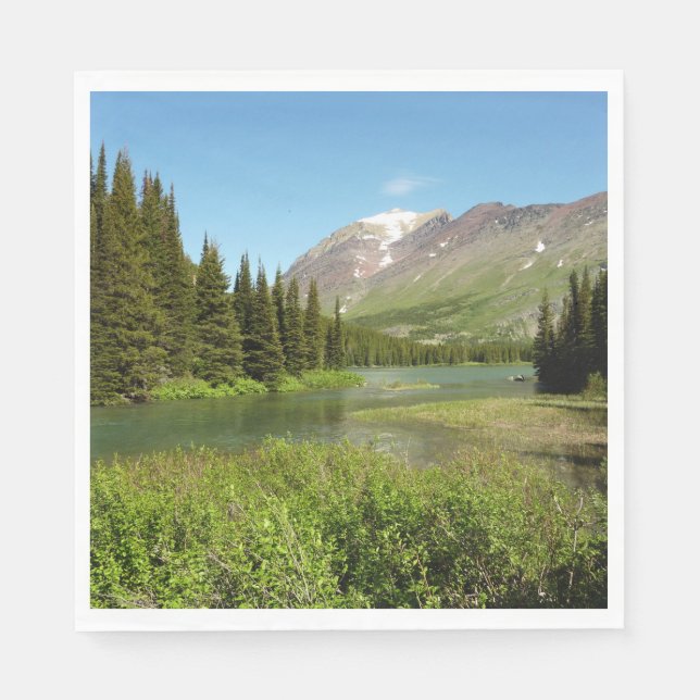 Grinnell Creek i Glacier National Park Pappersservett (Framsidan)