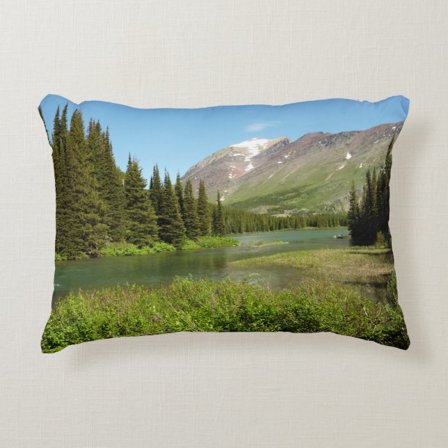 Grinnell Creek i Glacier National Park Prydnadskudde (Framsidan)