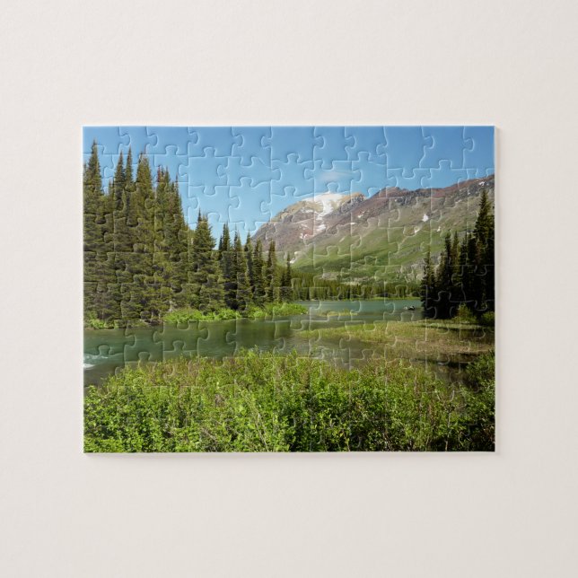 Grinnell Creek i Glacier National Park Pussel (Horisontell)